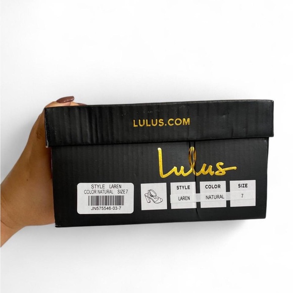 Lulus Laren Natural Suede Block Heels - Picture 7 of 7